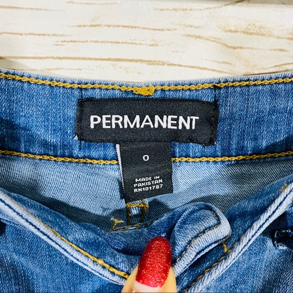 Permanent women’s high rise blue skinny jeans sz 0 - Picture 4 of 4